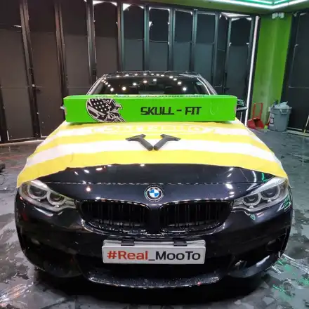 BMW 420d 전면윈드쉴드ppf 운전 시야 방해없이 보호하기 / 김포시 장기동 시공 사진