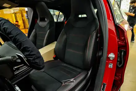 대전 벤츠 A45 amg 통풍시트는 이제 순정형으로 선택하세요! / 대전 서구, 세종, 청주, 천안 시공 사진