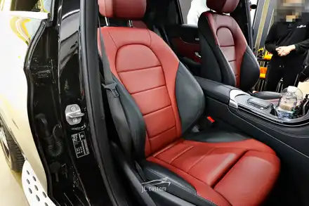 대전 벤츠 GLC 300e 실내 편의 옵션 튜닝 정보! 순정형 통풍시트 / 대전 서구, 세종, 청주, 천안 시공 사진