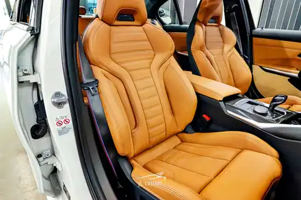 대전 BMW 3시리즈 340i 어려운 M 시트도 문제없어요. 통풍시트 시공! 시공 사진