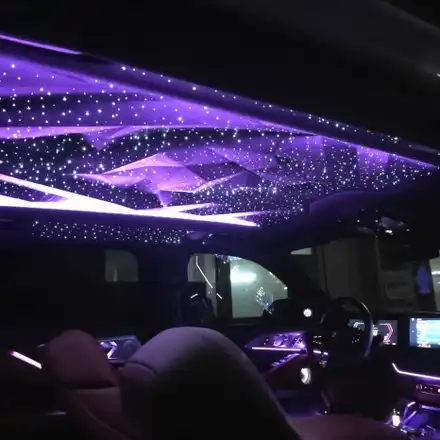 BMW XM SUV의 끝판왕 천장 은하수 스타라이트 시공 / 시흥, 안산, 군포, 안양 시공 사진