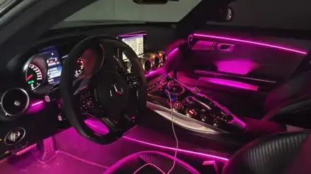 벤츠 AMG GT S 코더스엠비언트 출장 시공 / 시흥, 안산, 군포, 안양 시공 사진