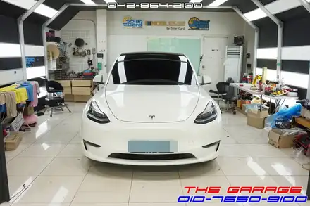 테슬라 모델Y 솔라가드볼텍스IR 썬팅 작업 후기 / 대전 유성, 세종, 논산 시공 사진