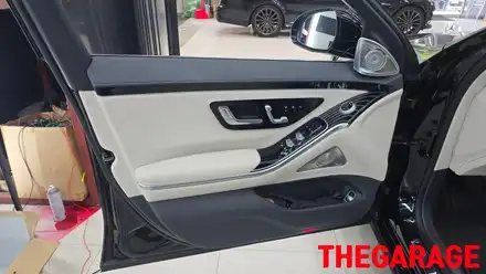 벤츠 W223 S클래스 S450d 피아노트림 시공 / 대전 유성 화암동 시공 사진