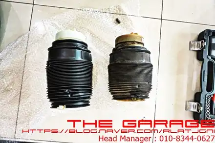 대전벤츠에어쇼바 대전bmw에어쇼바 대전아우디에어쇼바  - 벤츠CLS 에어쇼바 리엉 에어스프링 교환작업 인스톨 / 대전 유성 화암동 시공 사진