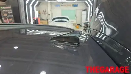 현대 코나 세차중 폴안테나부러짐 샤크안테나 개조 / 대전 유성 화암동 시공 사진