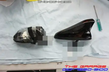 자동세차 중 날아간 코나 폴안테나 순정샤크안테나 교환 작업 / 대전 유성, 세종, 논산 시공 사진
