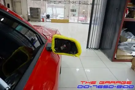 포드 머스탱 광각미러 사각지대 안전운전 필수품 옵틱글래스 작업 / 대전 유성, 세종, 논산 시공 사진