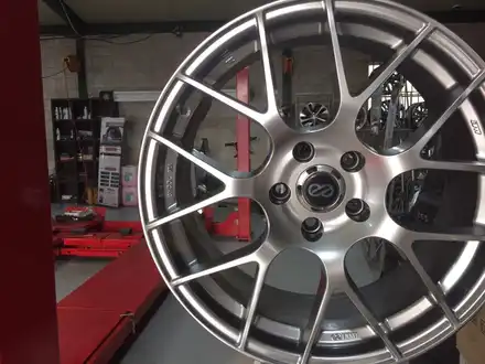 엔케이 18인치 실버 휠/엔케이/엔케이휠/일본정품/enkei raijin/엔케이라이진/하이퍼실버/18인치/힐링타이어/남양주힐링타이어/중고휠타이어/휠복원/114.3/8j et40 / 남양주, 강동, 하남, 송파 시공 사진