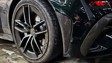 벤츠 CLS53AMG 브라부스 튜닝+카본수전사 -엠씨웍스 / 안산 단원구 시공 사진