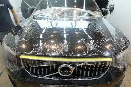 볼보XC40 신차패키지 루마 버텍스 900 아이나비 QXD5000 본넷 A,B,C 필러 포함 생활보호 PPF 든든한 보조배터리까지 ! / 순천, 여수, 광양 시공 사진