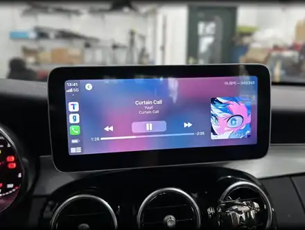 벤츠 W205 C200 카플레이 안드로이드오토 10.25인치 터치 디스플레이 / 전북 전주, 광주, 김제 시공 사진