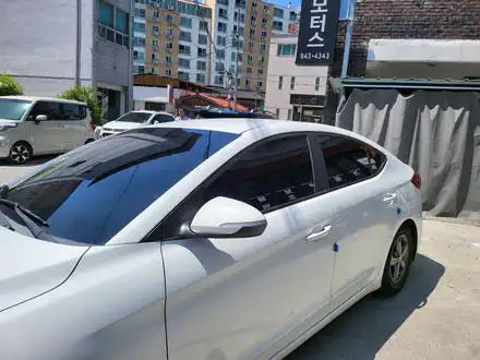 애니가드 블랙6 아반떼AD 썬팅 재시공하기~~ / 거창 창원 시공 사진