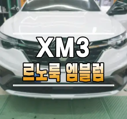 [XM3] 르노룩 아르카나 엠블럼 교체 시공 // 케이엔오토웍스 김포 / 김포,일산,고양 시공 사진