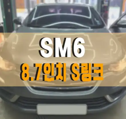 [SM6] S링크 7인치 -> 8.7인치 디스플레이 교체 작업 김포 / 김포,일산,고양 시공 사진