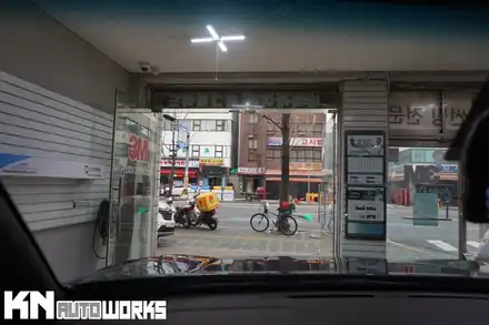 [뷰티풀 코란도] 레인보우 i55 윈도우 썬팅 & VG-801V3 2채널 블랙박스 + GPS / 경기 김포 시공 사진