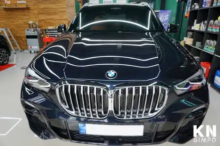 [BMW X5] 레인보우 IRIS - V90 반사필름 전면 유리 틴팅 재시공 // 케이엔오토웍스 김포 / 김포,일산,고양 시공 사진
