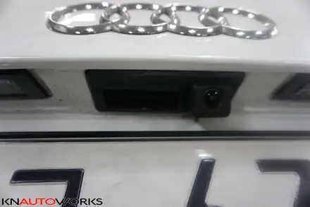[아우디A4] 후방카메라 수리/교체 & LX2000 블랙박스 장착 / 김포,일산,고양 시공 사진