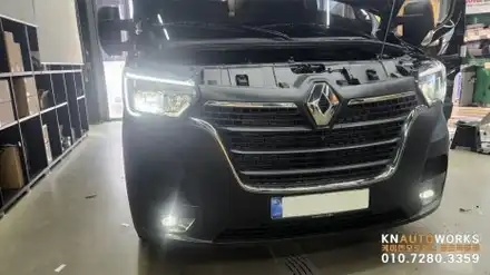 [르노 마스터 밴] 튜닝 합법 인증 브라비오 올 뉴 클래식 LED 전조등, 순정 LED 안개등, 계기판 한글화 코딩 작업 김포 / 경기 김포 시공 사진