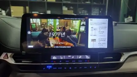 도요타 시에나에 12.3인치 안드로이드 올인원과 어라운드뷰 설치하기 / 경기 김포 시공 사진