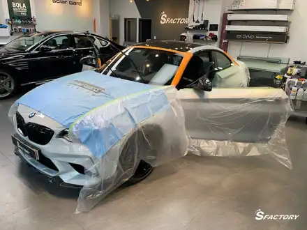 BMW ///M2CS 자동차방탄필름 THE LX 전체농도 70% 시공기 / 동탄,수원,오산 시공 사진