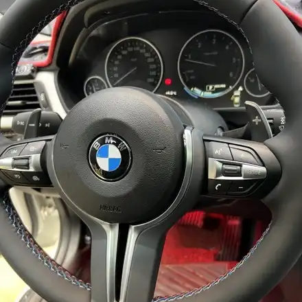 BMW F30 3시리즈 320D / M핸들(커스텀) 패들쉬프트활성화 / 서울 용산 중구 시공 사진