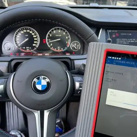 BMW F07 5GT 2010 / M핸들(커스텀+JSS에어백) 교체 / 서울 용산 중구 시공 사진