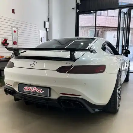 AMG최적화코딩 벤츠 AMG GT 4.0 2도어 배기 팝콘 코딩 + 북미버젼 + 레이스모드 활성화 M178엔진 , M177엔진 / 서울 용산 중구 시공 사진