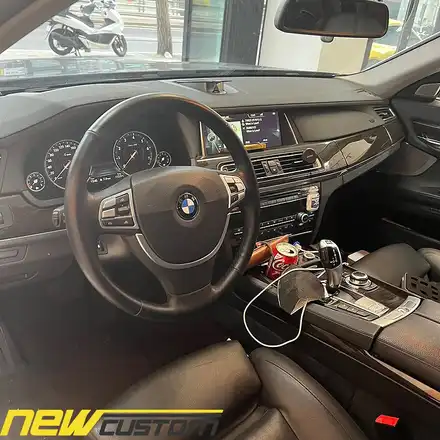 [올인게러지] bmw f01 7시리즈 750LI 2014년식 m핸들교체 , m스티어링휠교체 신형핸들교체 / 서울 용산 도원동 시공 사진