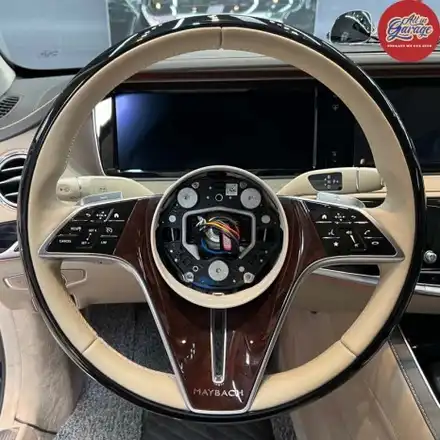 벤츠 W222 S600 마이바흐  최신형 마이바흐핸들 교체작업기 업그레이드된 실내 / 서울 용산 중구 시공 사진