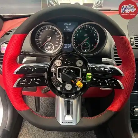 벤츠 R171 SLK350 / 최신형벤츠잠자리AMG핸들 맞춤튜닝작업 / 서울 용산 중구 시공 사진