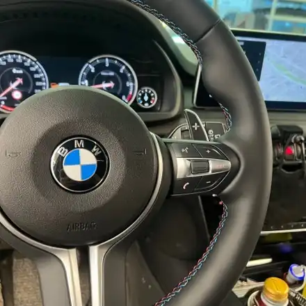 BMW F15 X5 M열선커스텀핸들로 교체하다 / 서울 용산 중구 시공 사진