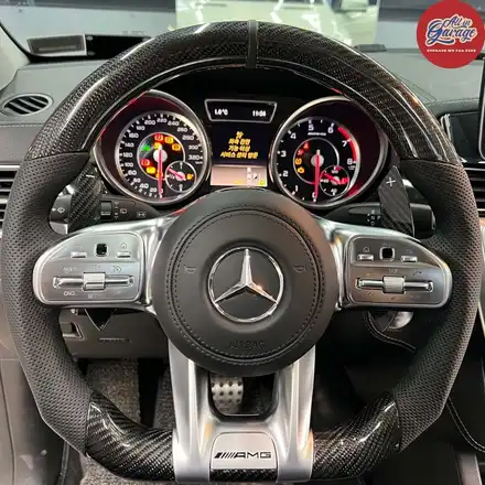[올인게러지] 벤츠 ML63AMG / 신형AMG핸들 / 벤츠신형핸들 / AMG카본핸들 / 서울 용산 중구 시공 사진