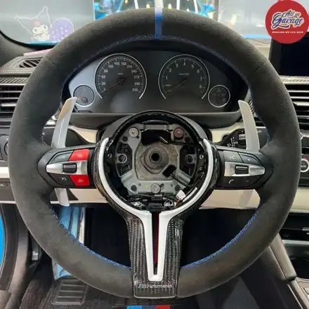 BMW F82 M4 카본트림 교체 및 패들쉬프트연장 색상변경 교체M1,M2 버튼교체 / 서울 용산 중구 시공 사진