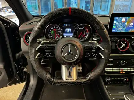 [올인게러지] 벤츠 X156 GLA45AMG 최신형 카본 잠자리 AMG핸들 레드라인 카본D컷 튜닝 / 서울 용산 도원동 시공 사진