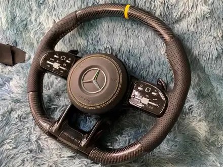 벤츠 w177 페리 a45 amg 카본핸들교체(신형.구형개조가능) / 서울 용산 도원동 시공 사진