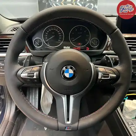 BMW F30 3시리즈 320D 정품 M열선핸들 교체 업그레이드 / 서울 용산 중구 시공 사진