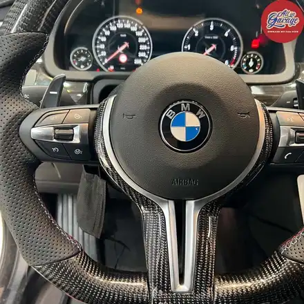 [올인게러지] BMW F07 5GT 전기형 모델 M스티어링휠 핸들교체작업 .M카본핸들 / 서울 용산 중구 시공 사진
