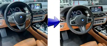 BMW 2016 G11 740Li / G바디 M팩핸들 교체작업 / 서울 용산 중구 시공 사진