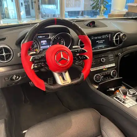벤츠 R231 SL400 후기형 모델 최신형 AMG 잠자리핸들 교체 / 벤츠 / SL-클래스 / 서울 용산 중구 시공 사진