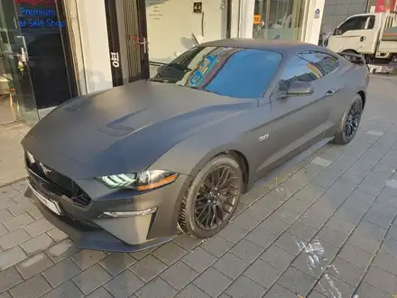 고양랩핑은 무조건 랩지티에서! 포드 머스탱 GT 5.0 전체 랩핑 매트블랙 / 고양 삼송, 일산 시공 사진