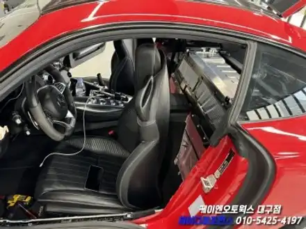 대구 벤츠 AMG GT 컬러 벨트 yellow 색상 교환 작업 / 자동차 안전벨트 교체 / 대구 북구 노원동 시공 사진