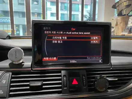 아우디 A7 - 액티브 레인어시스트 시스템 활성화. / 인천 서구 시공 사진