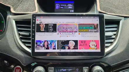 혼다crv4.5세대 순정 모니터 탈거후 안드로이드 올인원 장착 / 인천, 부평, 부천 시공 사진