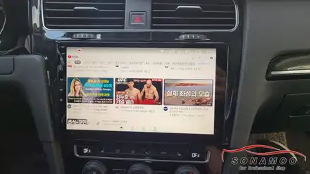 골프7세대 순정 오디오 음량조절 불량  안드로이 올인원 교체 / 인천, 부평, 부천 시공 사진