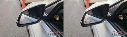 인천 BMW F30 3시리즈 차선변경시 경고를 알려주는 측후방 센서장착 / 인천, 부평, 부천 시공 사진