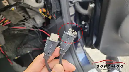 미니컨트리맨 R60  네비 후방카메라 전환안됨 인터페이스교체 작업 / 인천, 부평, 부천 시공 사진