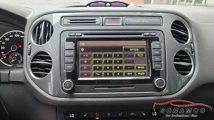 폭스바겐 티구안 순정 모니터 부팅불량 수리 / 인천, 부평, 부천 시공 사진