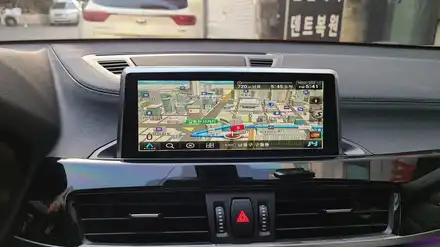 bmw x2 네비 없는 모델 아틀란 네비 매립으로 해결~~~~ / 인천, 부평, 부천 시공 사진