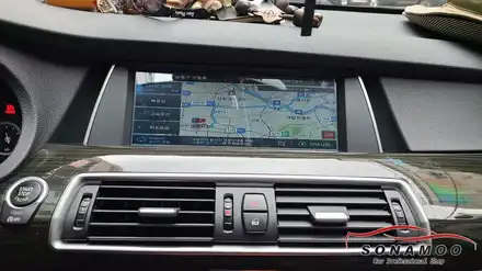 인천 BMW 5GT 아틀란 터치네비 매립 장착 / 인천, 부평, 부천 시공 사진